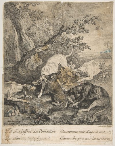 Rävjakt, 1736. av Jean Baptiste Oudry