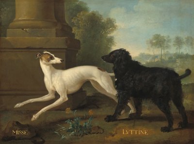 Fröken och Luttine, 1729. av Jean Baptiste Oudry