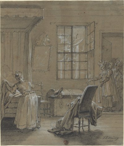 Skvaller i bagageutrymmet av Jean Baptiste Oudry