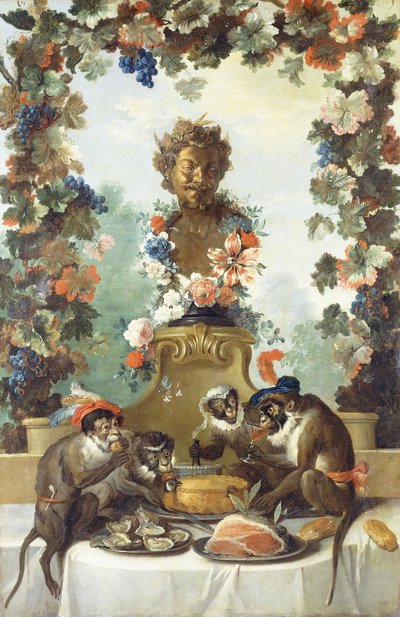 Apornas högtid, av Jean Baptiste Oudry