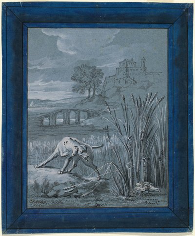 Apphönan räddar hennes unga av Jean Baptiste Oudry