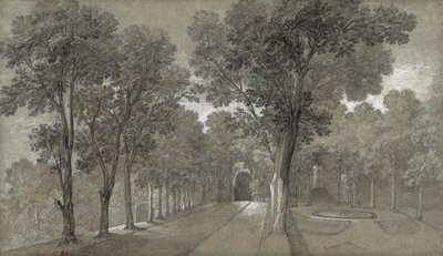 Utsikt över parken i Arcueil, 1744 av Jean Baptiste Oudry