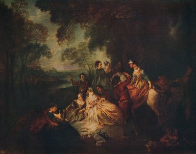 Landsfest, c1722, c1915 av Jean Baptiste Pater