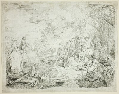 Trupperna vilar av Jean Baptiste Pater