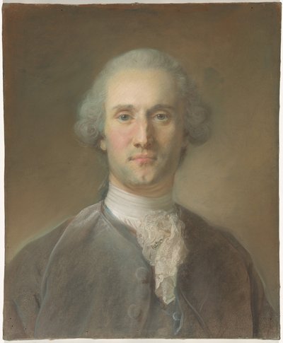 Porträtt av en man av Jean Baptiste Perronneau