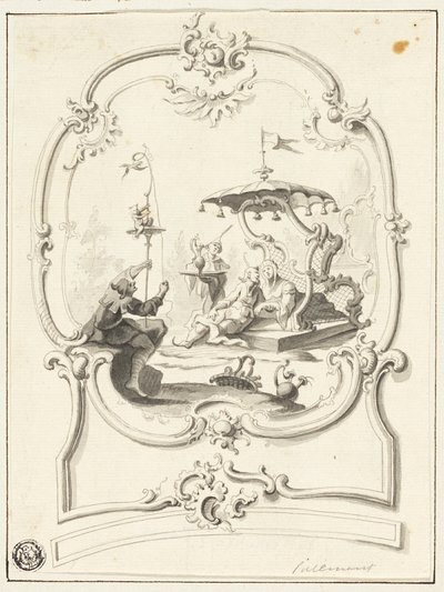 Chinoiserie av Jean Baptiste Pillement