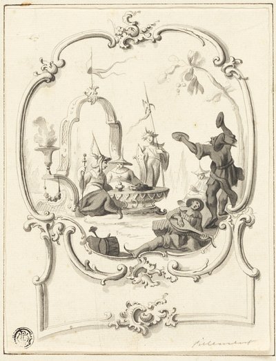 Chinoiserie av Jean Baptiste Pillement