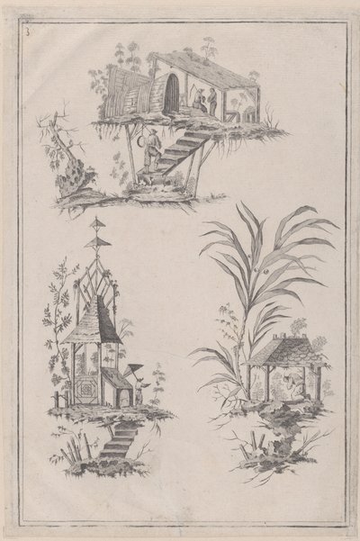 Chinoiserie Ornaments, ca. 1760-85. av Jean Baptiste Pillement