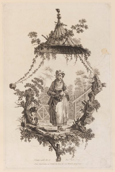 Figur under kapell av Jean Baptiste Pillement