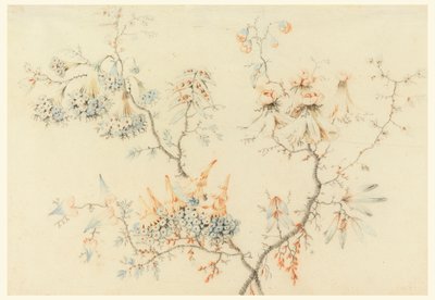 Blommande grenar av Jean Baptiste Pillement
