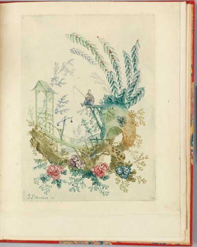 Ornamental design från "Nouvelle suite de cahiers chinois a l