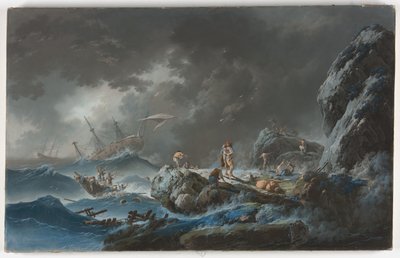 Skeppsbrottet av Jean Baptiste Pillement