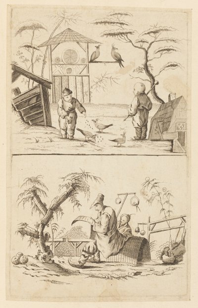 Två kinesiska scener av Jean Baptiste Pillement
