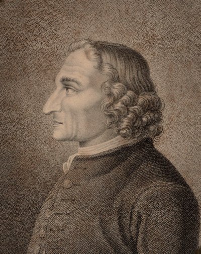 Porträtt av violinisten och kompositören Giuseppe Tartini 1692-1770, 1810. av Jean Baptiste Ponce Lambert