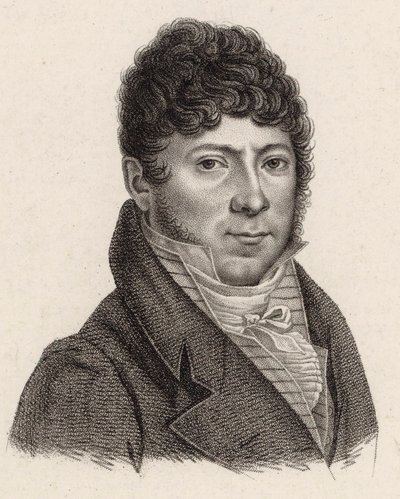 Porträtt av violinisten och kompositören Philippe Libon 1775-1838, 1810. av Jean Baptiste Ponce Lambert