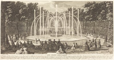 De tre fontänerna av Jean Baptiste Rigaud