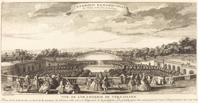 Utsikt över Orangeriet i Versailles av Jean Baptiste Rigaud