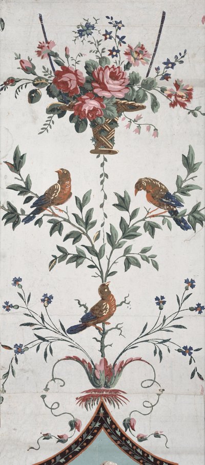 Arabesque tapetdesign (detalj) (se även 254541) av Jean Baptiste Réveillon