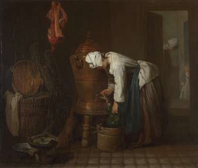 La Fontaine Vattencisternen, 1733 av Jean Baptiste Simeon Chardin