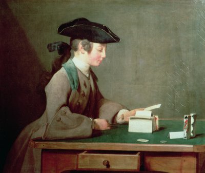 Korthuset, ca 1736-37 av Jean Baptiste Simeon Chardin