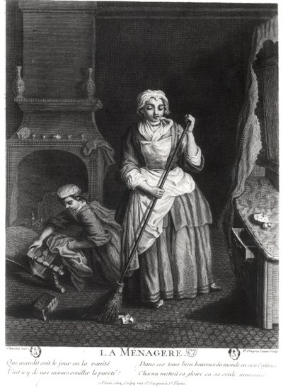 Hushållerskan av Jean Baptiste Simeon Chardin