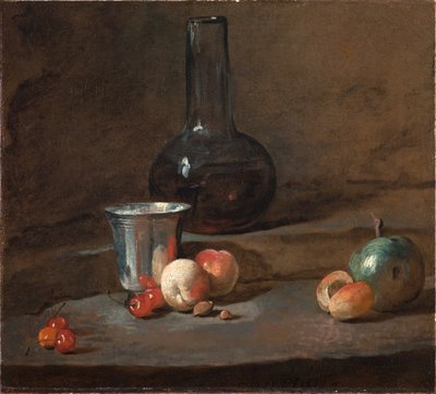 Silverbägaren, ca 1728 (olja på duk) av Jean-Baptiste Simeon Chardin