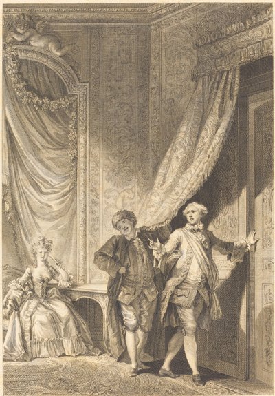 Den fantastiska av Jean Baptiste Tilliard after Jean Honoré Fragonard