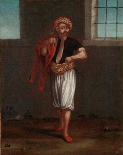 En albansk sjöman av Jean Baptiste Vanmour (workshop of)