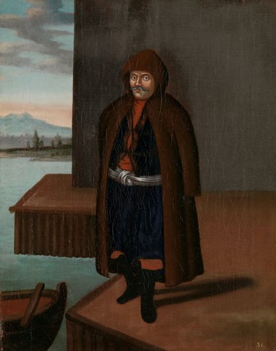 Man från ön Patmos av Jean Baptiste Vanmour (workshop of)