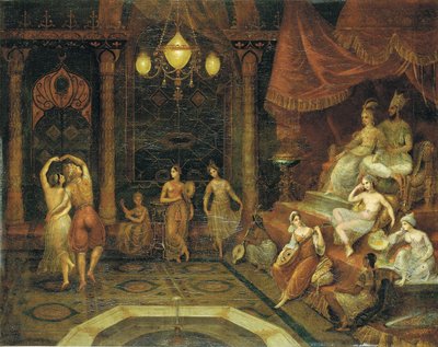 Underhåller sultanen av Jean Baptiste Vanmour