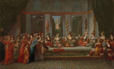 Grekiskt bröllop, ca 1720-37 av Jean Baptiste Vanmour