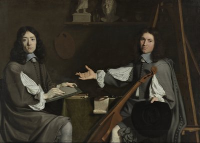 Dubbelporträtt av båda konstnärerna av Jean Baptiste de Champaigne
