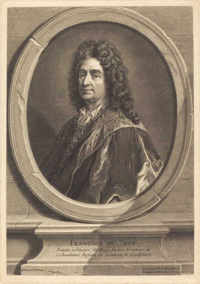 Franciskus av Troja av Jean Baptiste de Poilly after François