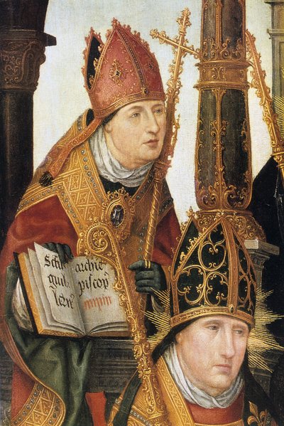 Förkunnelsedetalj, 1516-1517 av Jean the Elder Bellegambe