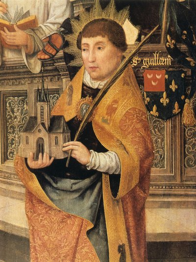 Förkunnelsedetalj, 1516-1517 av Jean the Elder Bellegambe