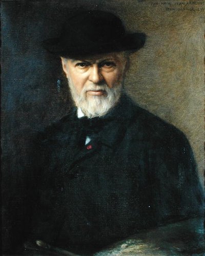 Porträtt av Jean-Jacques Henner (1829-1905) 1899 av Jean Benner