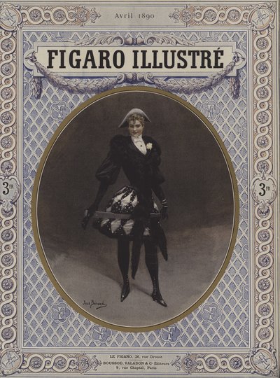 Arlequine Fin de Siecle av Jean Beraud