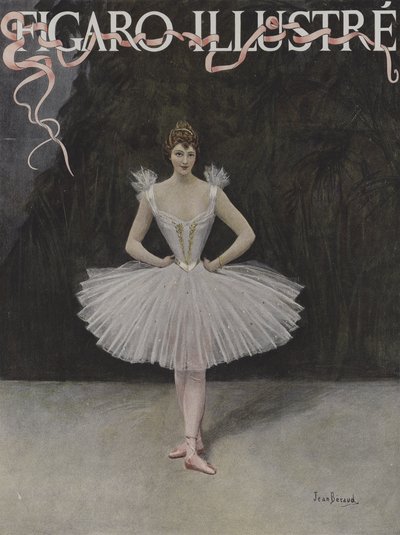 Dansaren. Omslag till Le Figaro Illustre, februari 1895 av Jean Beraud