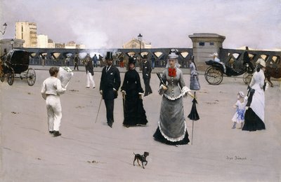 Europas bro, ca 1875 av Jean Beraud