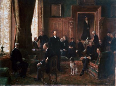 Grevinnan Potockas salong, 1887 av Jean Beraud