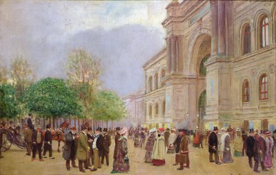 Utgången från salongen i Palais de L