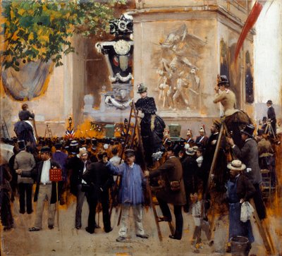 Victor Hugos begravning (1802 - 1885) Place de l