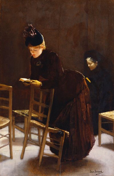 Kvinna vid bön av Jean Beraud
