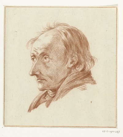 Byst av man, till vänster av Jean Bernard