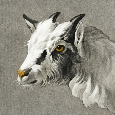 Ett gethuvud av Jean Bernard