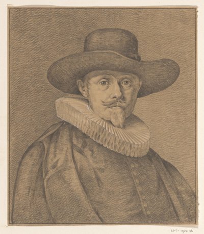 Porträtt av Aelbert Cuyper av Jean Bernard