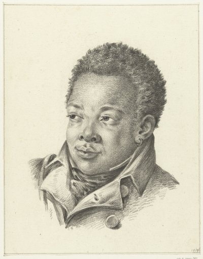 Porträtt av en svart man av Jean Bernard