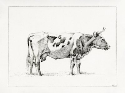 Stående ko (1820) av Jean Bernard