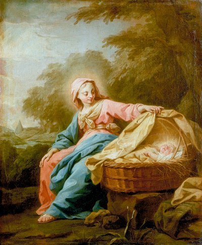 Vila på flykten till Egypten, 1756 av Jean Bernard Restout