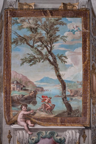 Bacchus tämjer den tiger som förföljaren Juno skickade mot honom av Jean Boulanger